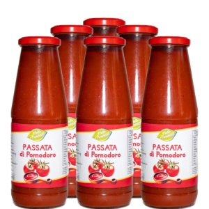 Confezione da 12 Bottiglie di Passata di Pomodoro Artigianale Valle Armenia – 720g ciascuna